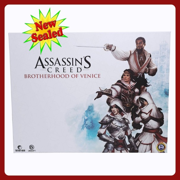 Triton Noir Other - Assassin's Creed Brotherhood Of Venice Board Game Triton Noir New Sealed Tactile